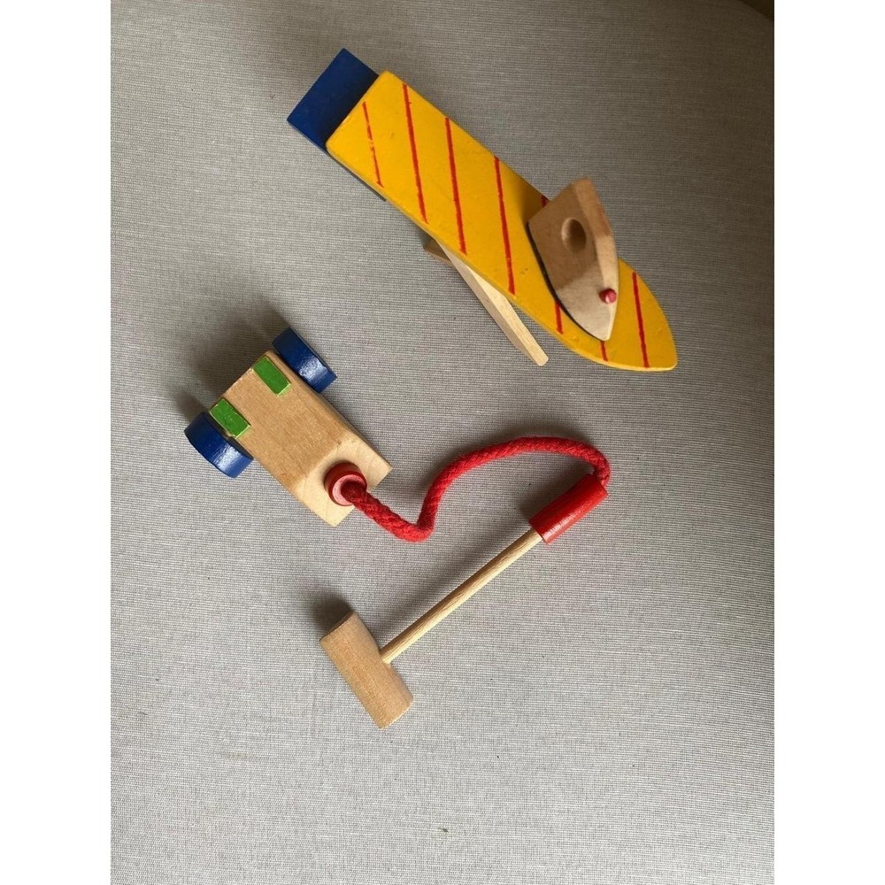 Miniature Wood Doll House Vacuum Ironing Board Iron sku6